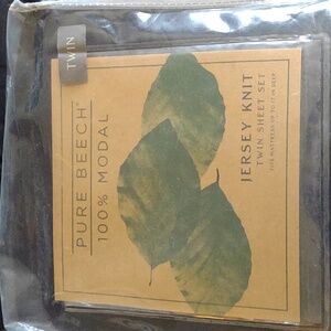 Twin Jersey knit sheet set black 17 inch deep